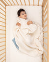 baby organic cotton gauze geo baby blanket 