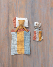 organic gauze doll pillow and blanket set