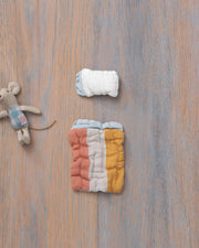 small organic gauze doll pillow and blanket set