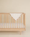 Lovie organic lace baby blanket lace trimmed